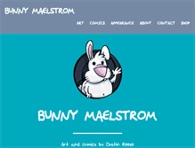 Tablet Screenshot of bunnymaelstrom.com